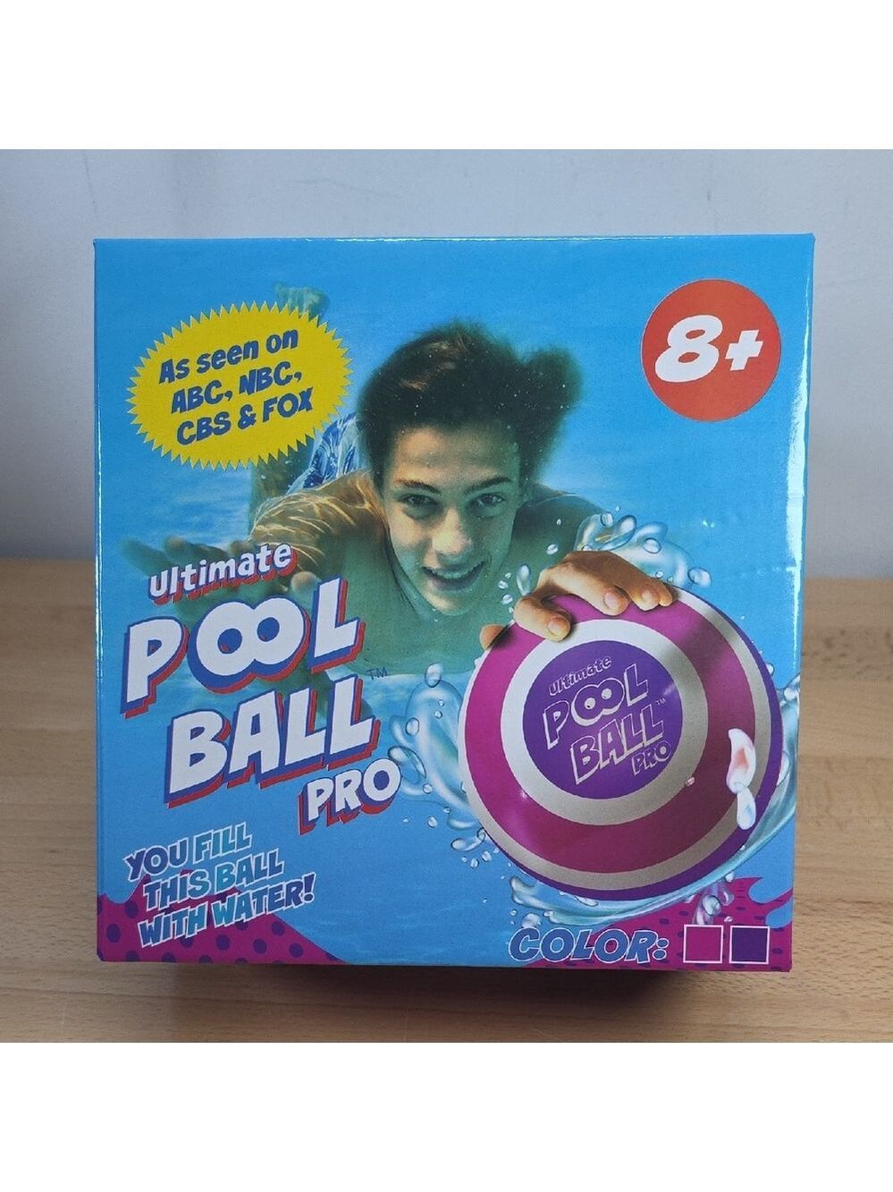 Pool Ball Pro Purple and Pink  Box